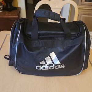 ADIDAS black duffel gym bag